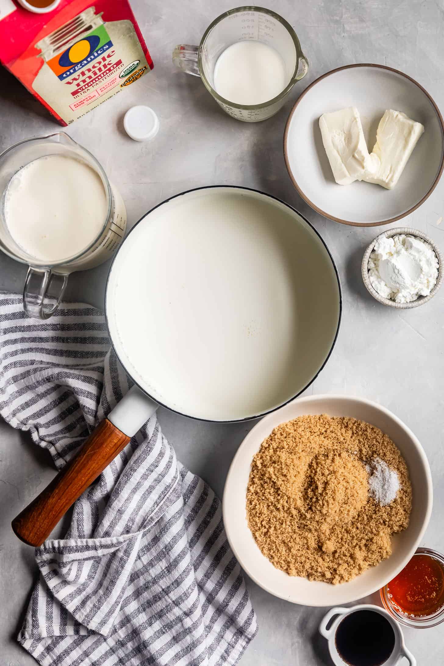 Brown Sugar Cookie Dough Ice Cream Ingredients