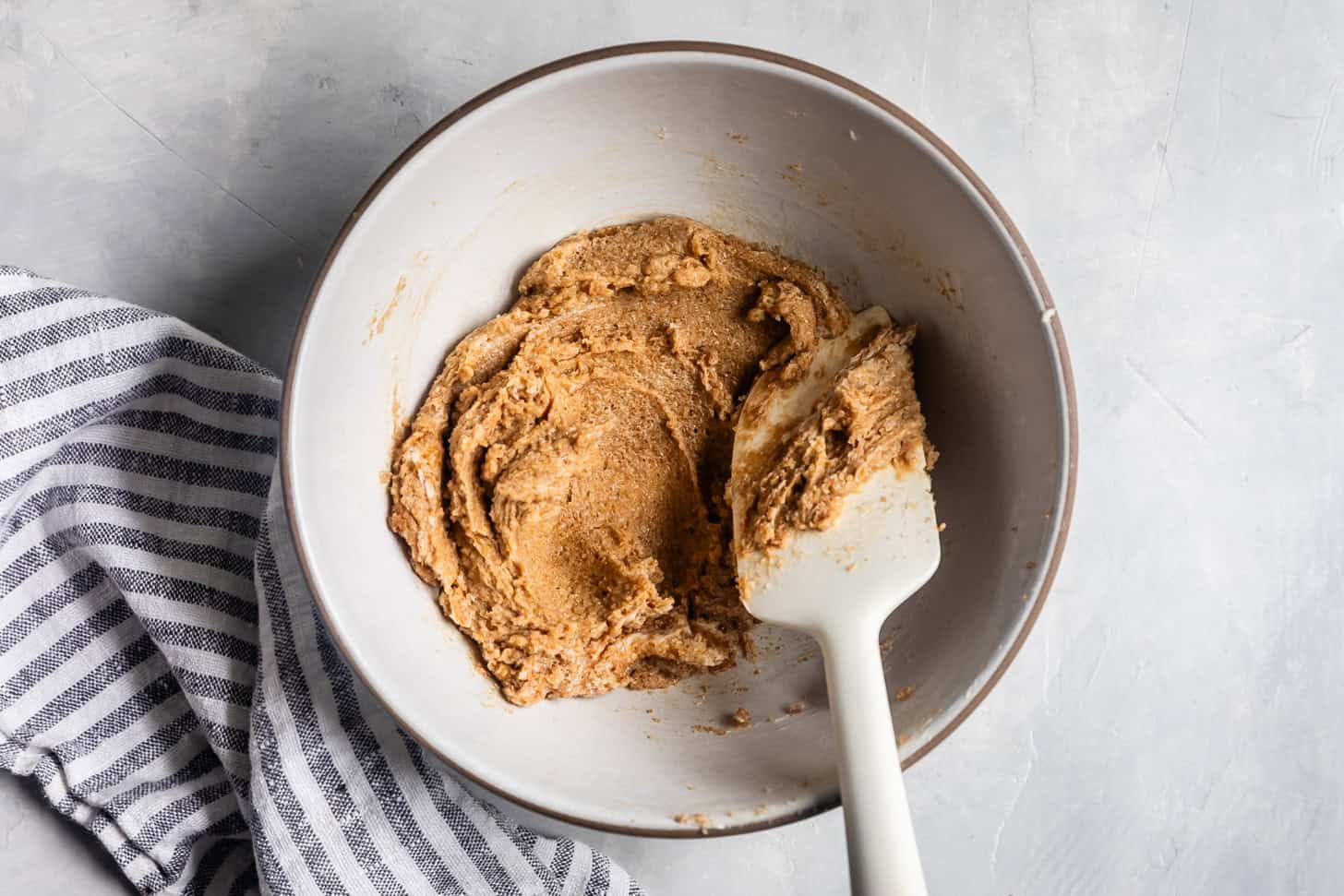 Mashing Butter and Sugar for Gluten-Free Cookie Dough