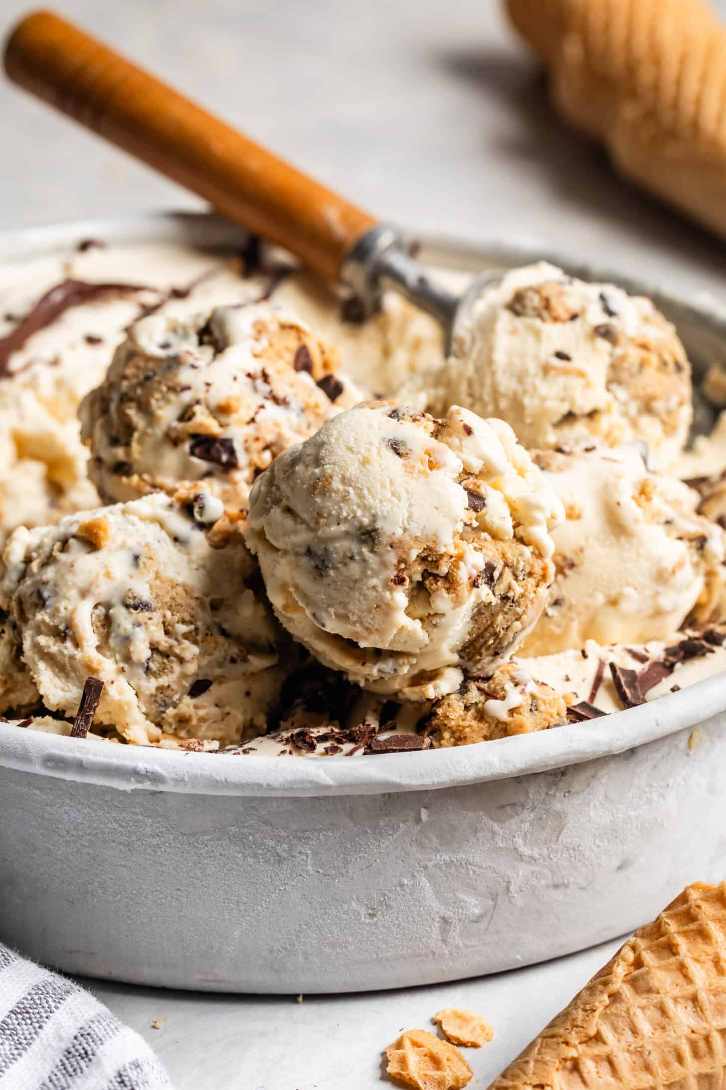 Lots of Scoops of GF Cookie Dough Ice Cream