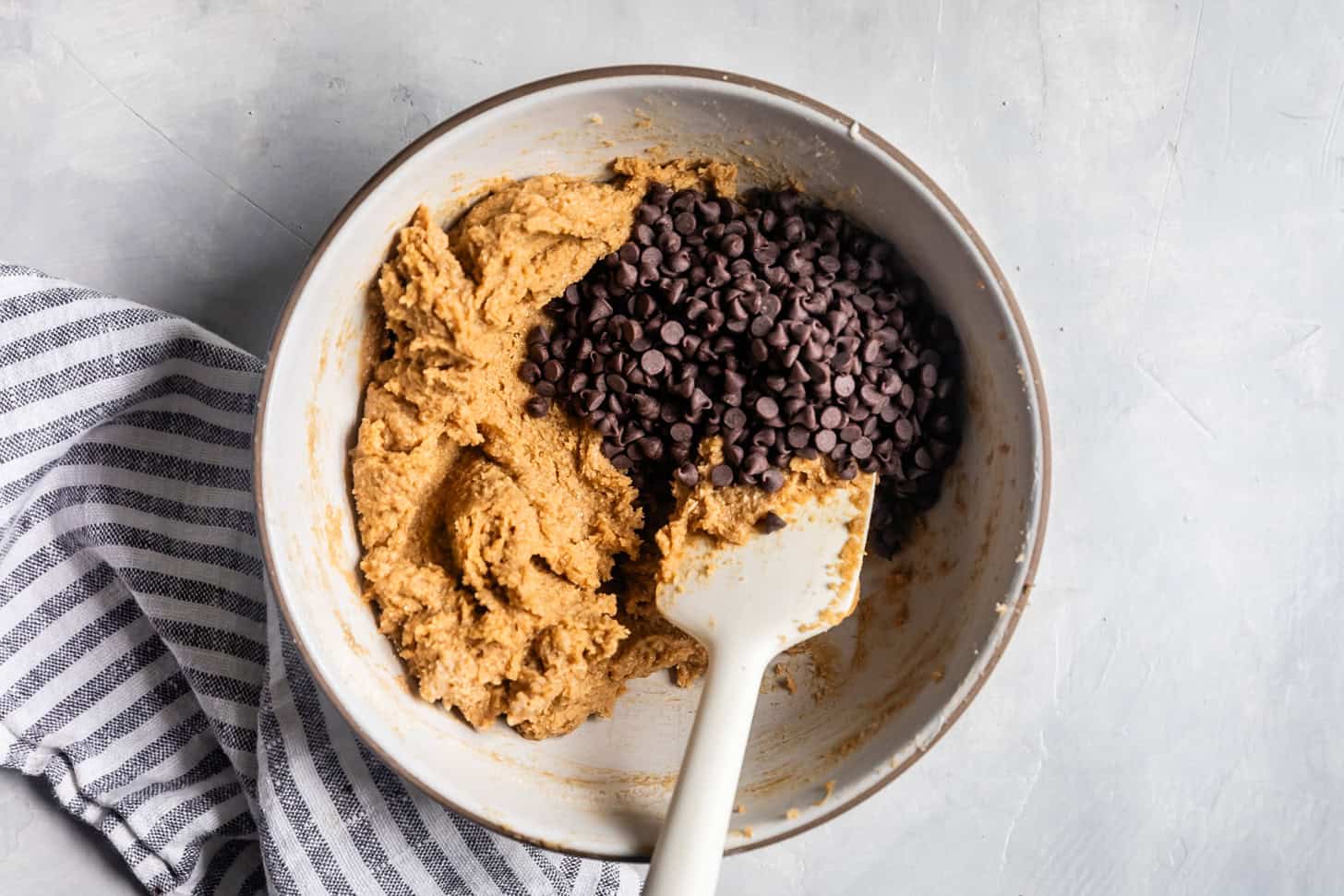 Adding Chocolate Chips for Gluten-Free Cookie Dough