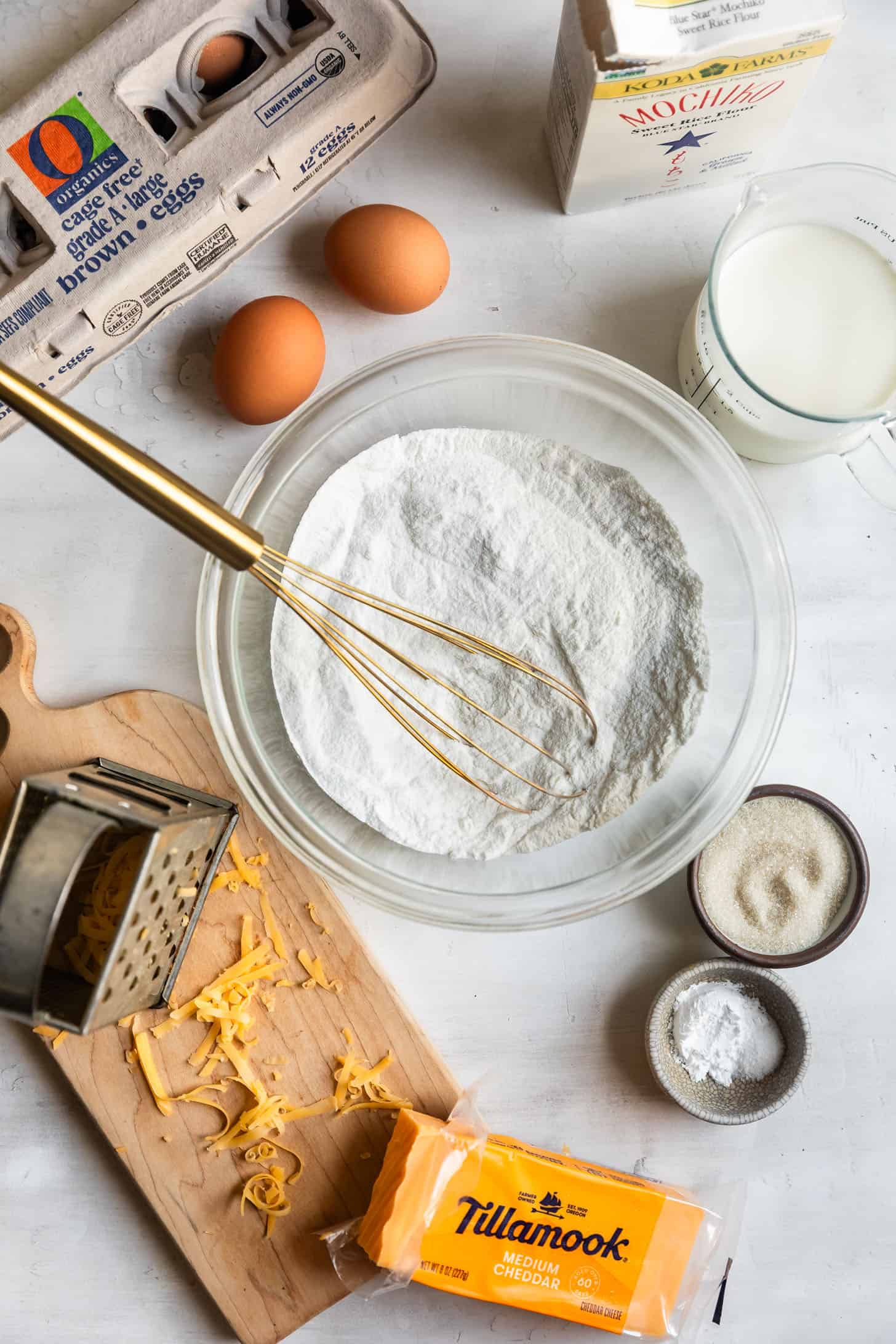 Ingredients for Mochi Waffles