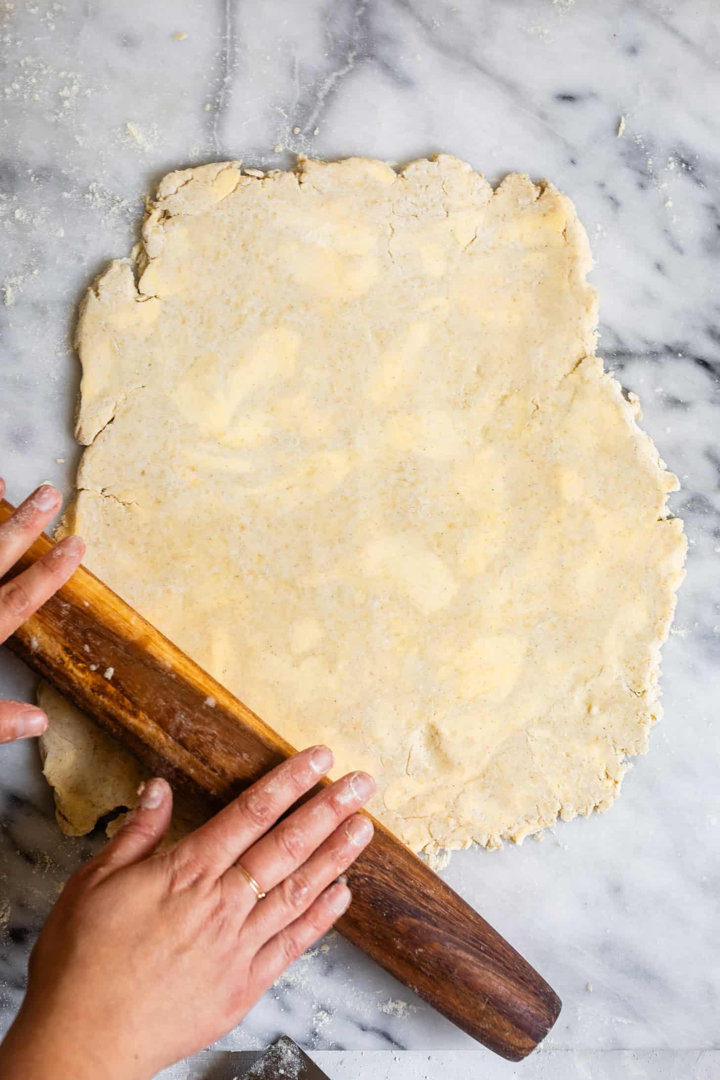 Rolling out Gluten-Free Puff Pastry