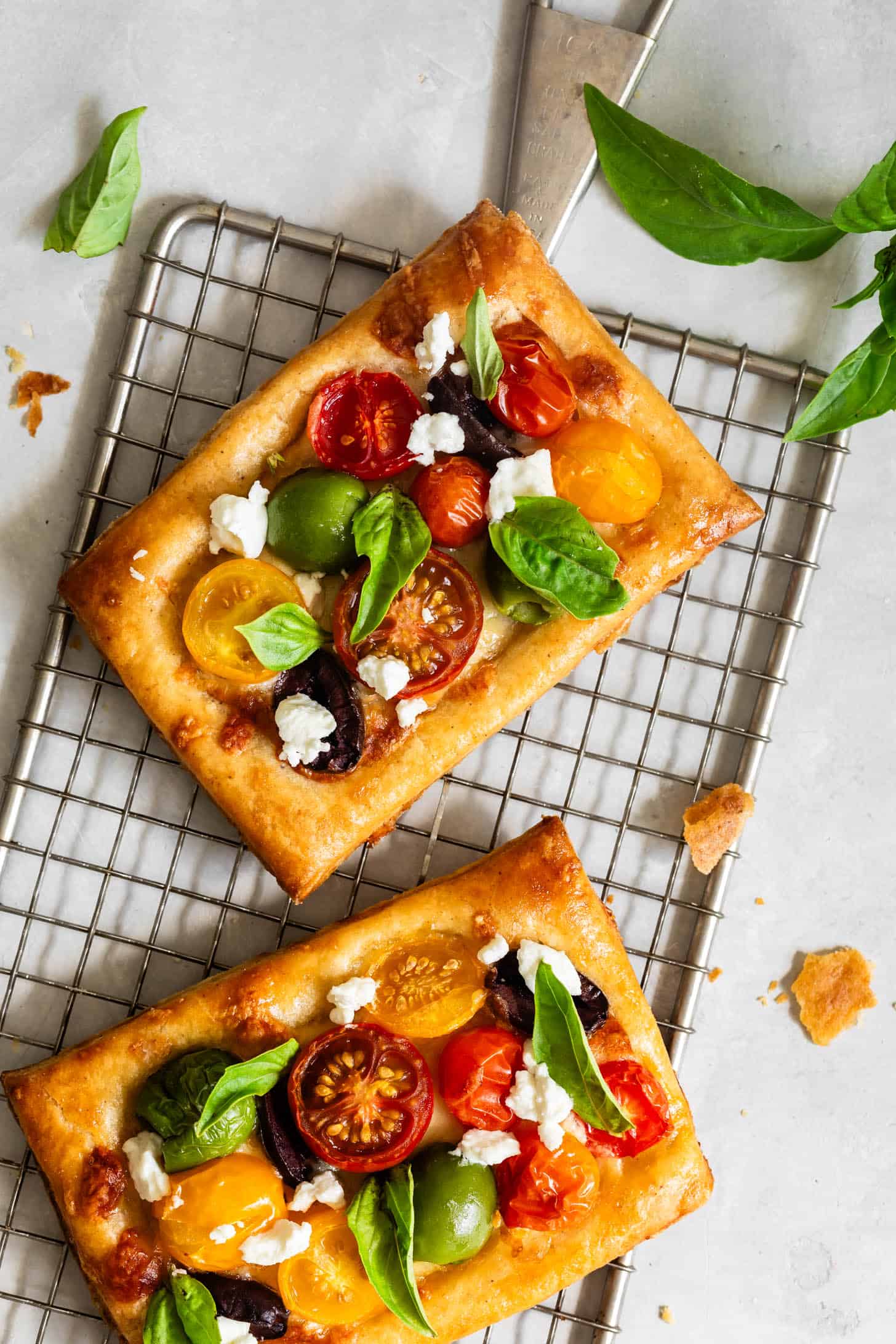 Gluten-Free Puff Pastry Tomato Tarts