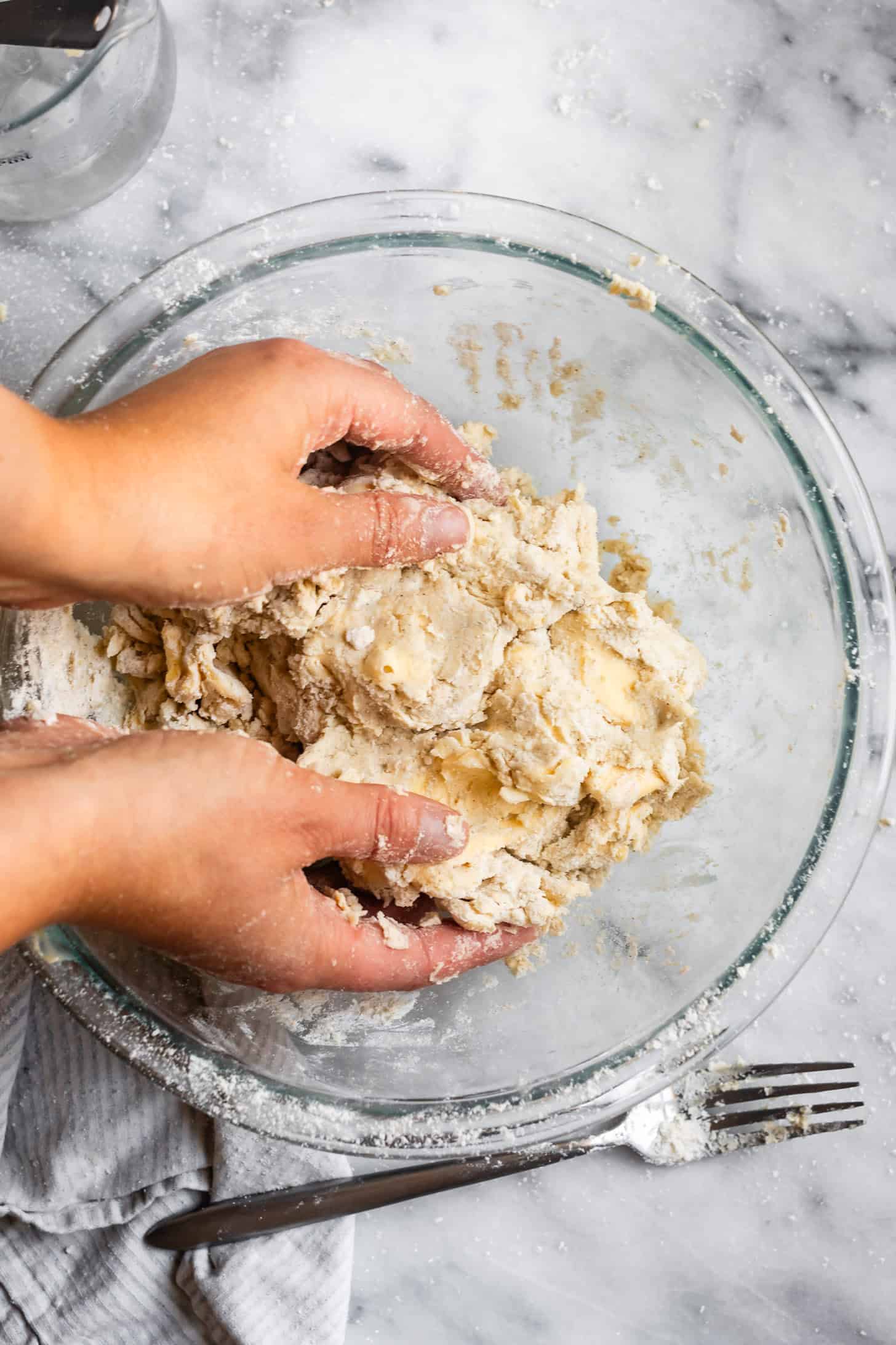 Rough Puff Pastry Shaggy Dough