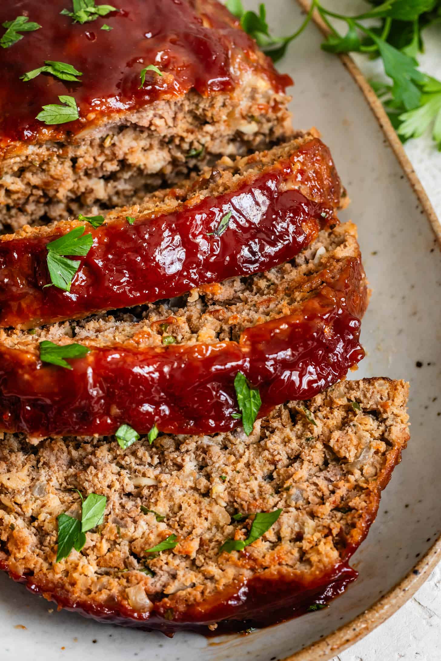 Close-up of GF Meatloaf