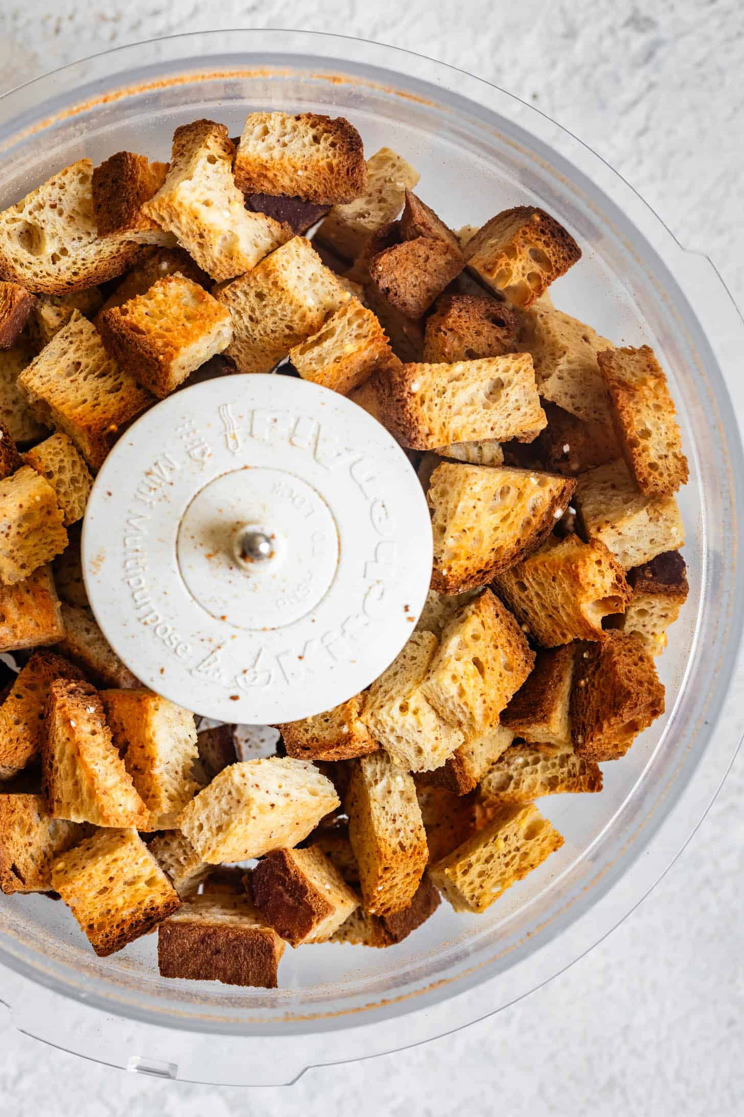 Food Processor Bread Cubes