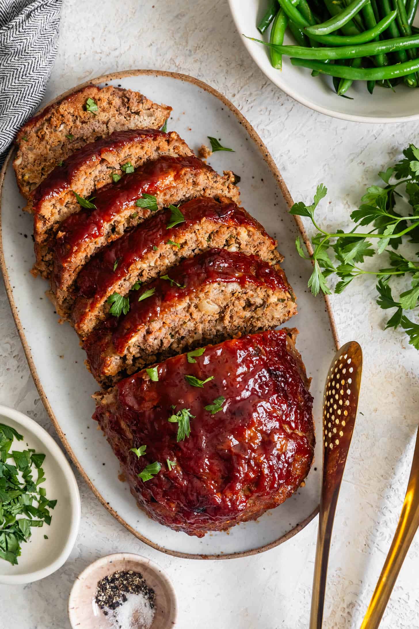 Gluten-Free Meatloaf Serving Platter