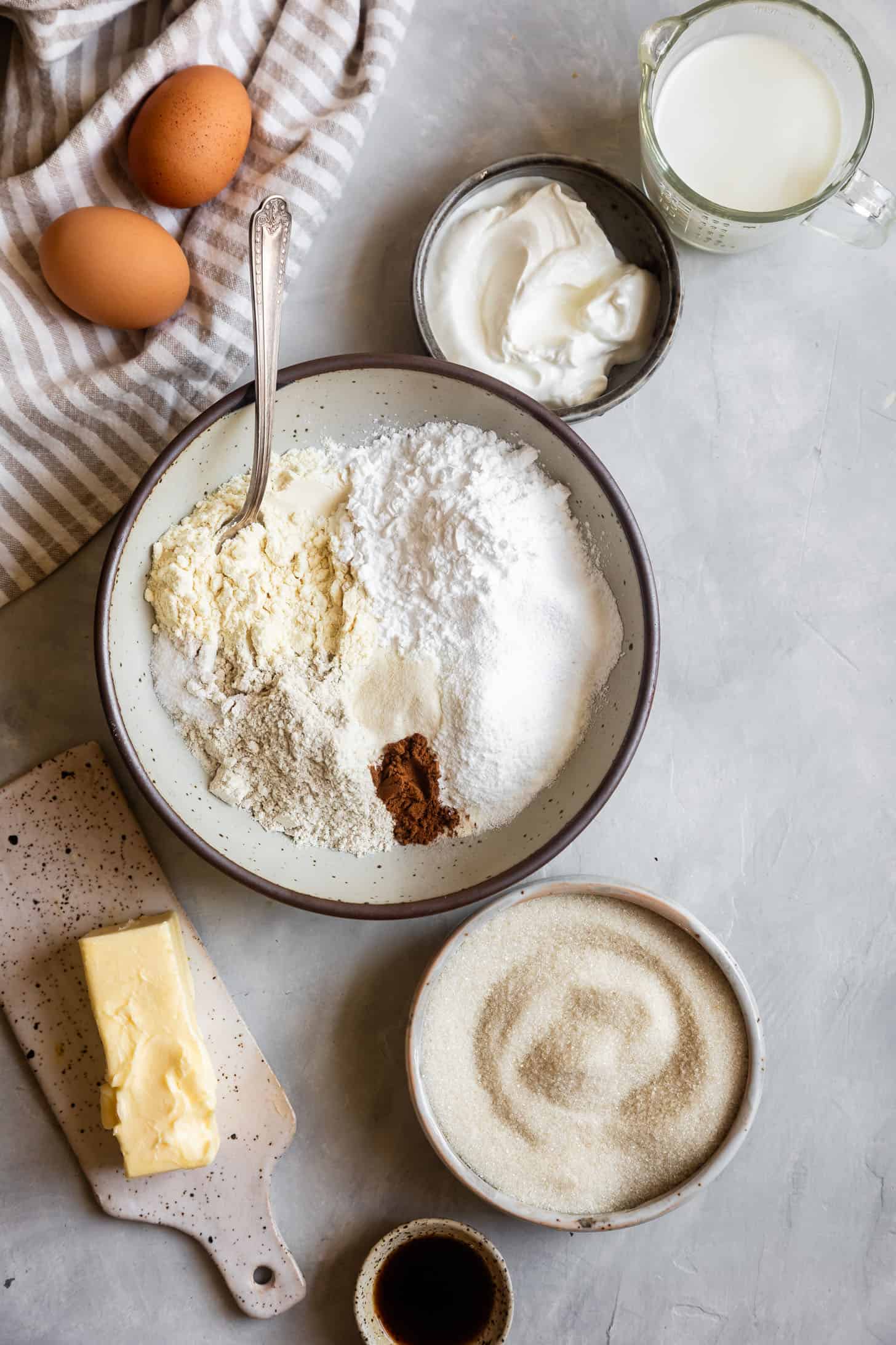 Ingredients GF Cinnamon Cupcakes