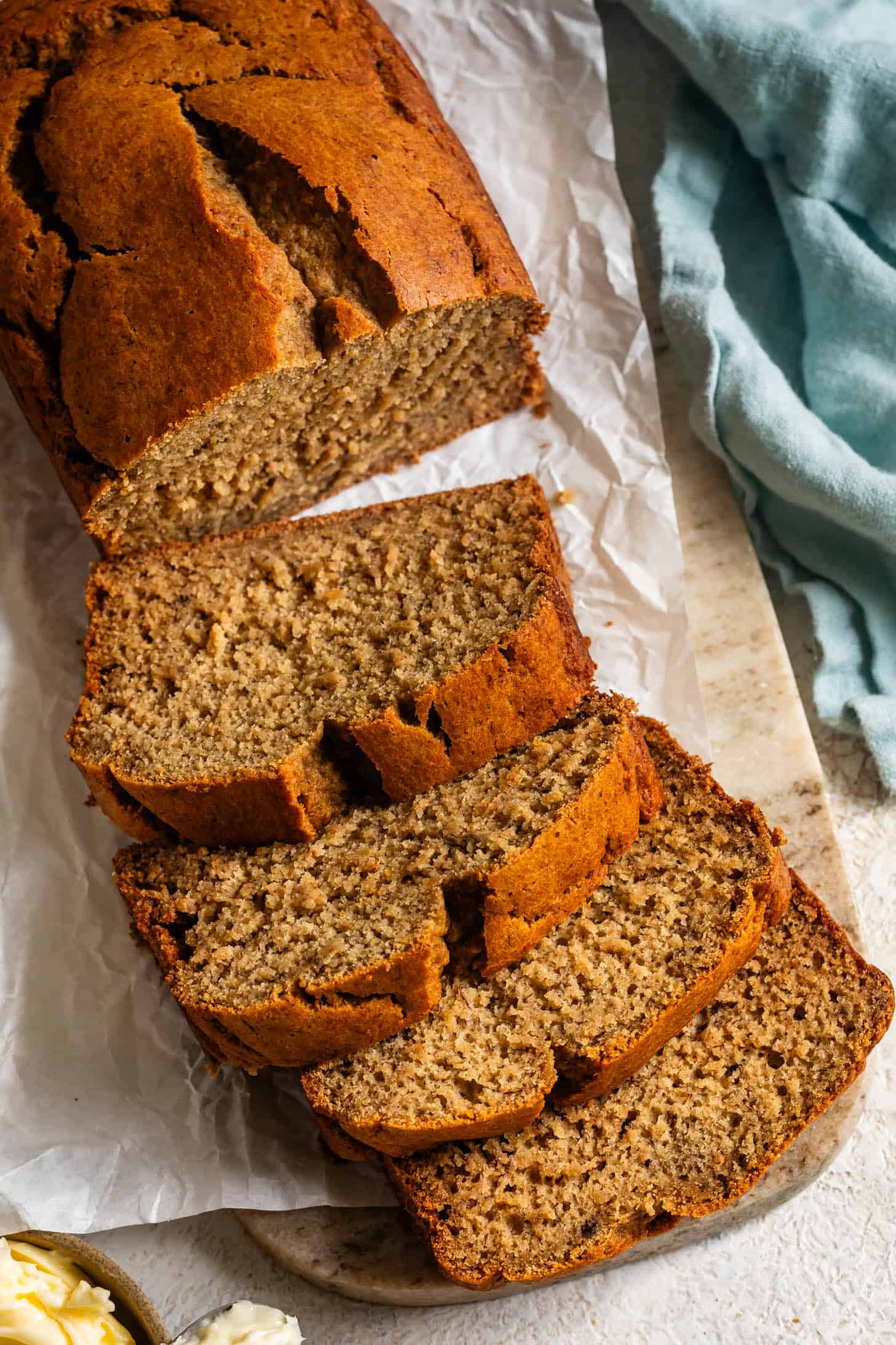 Sliced GF Healthy Banana Bread
