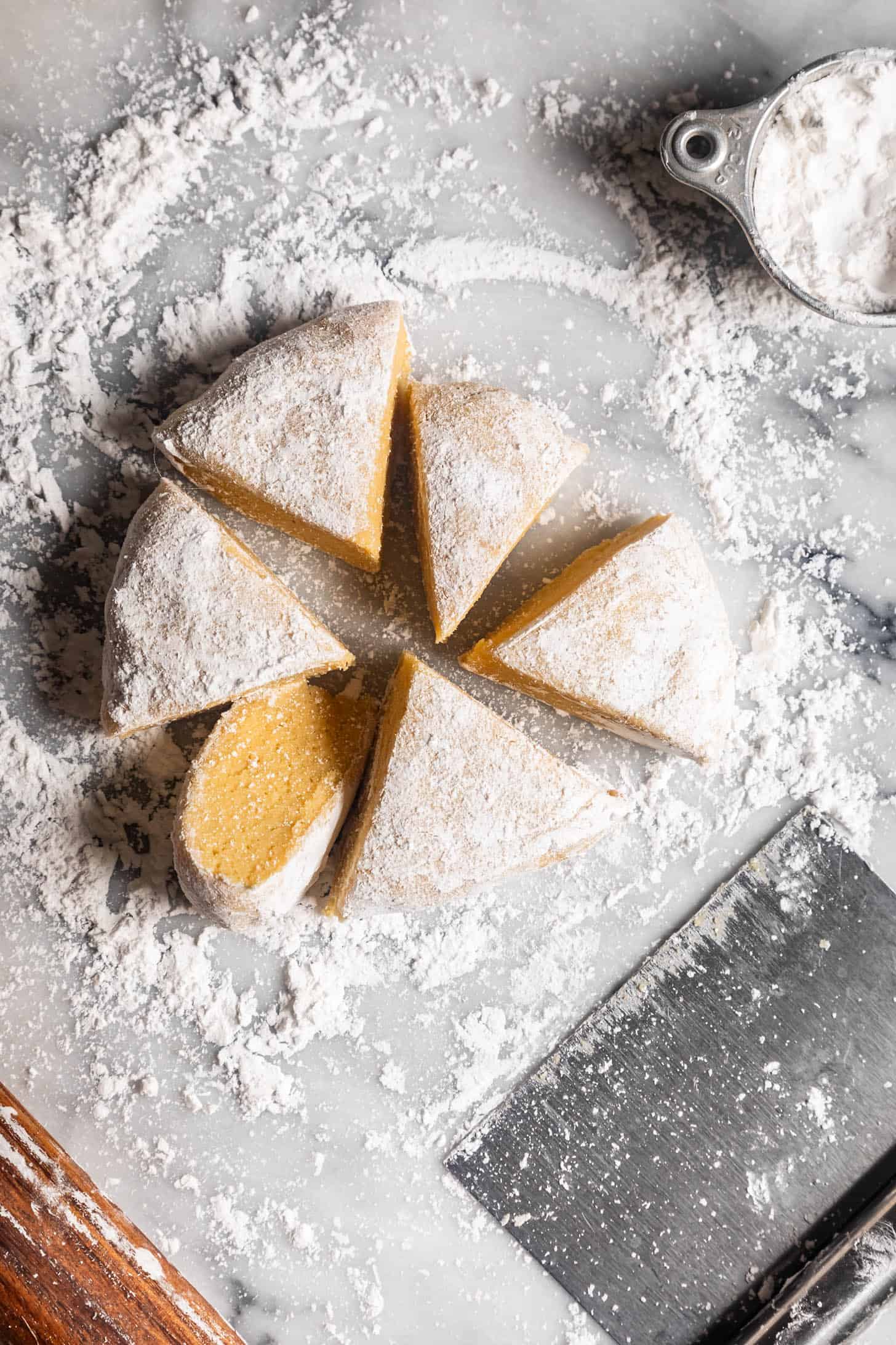 Cutting Dough Almond Flour Ravioli