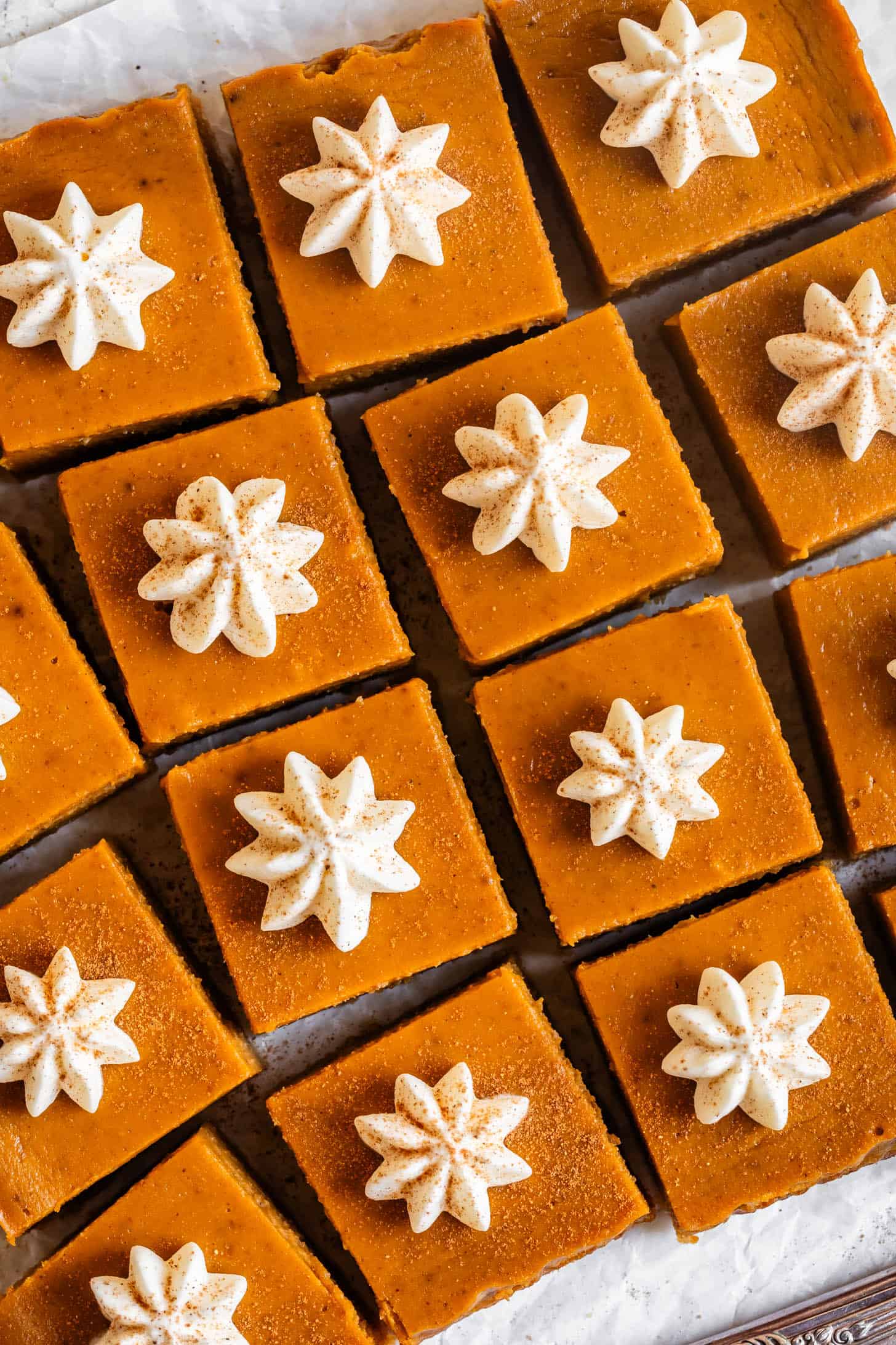 Gluten Free Pumpkin Pie Bars Whipped Cream