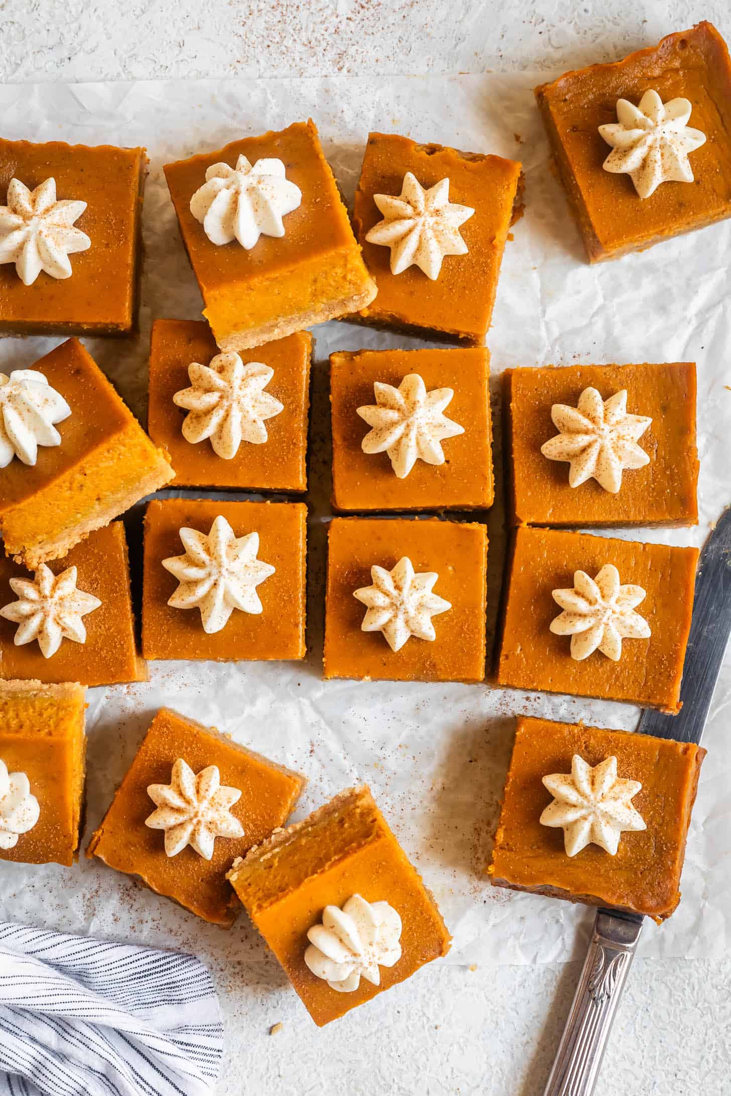 Gluten Free Pumpkin Pie Bar Shortbread Crust