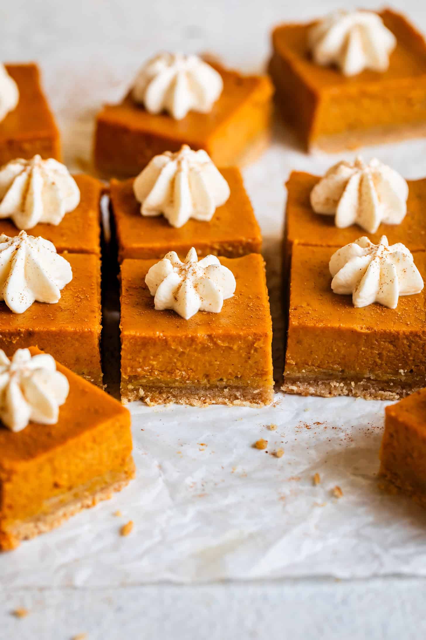 Cross Section GF Pumpkin Pie Bars