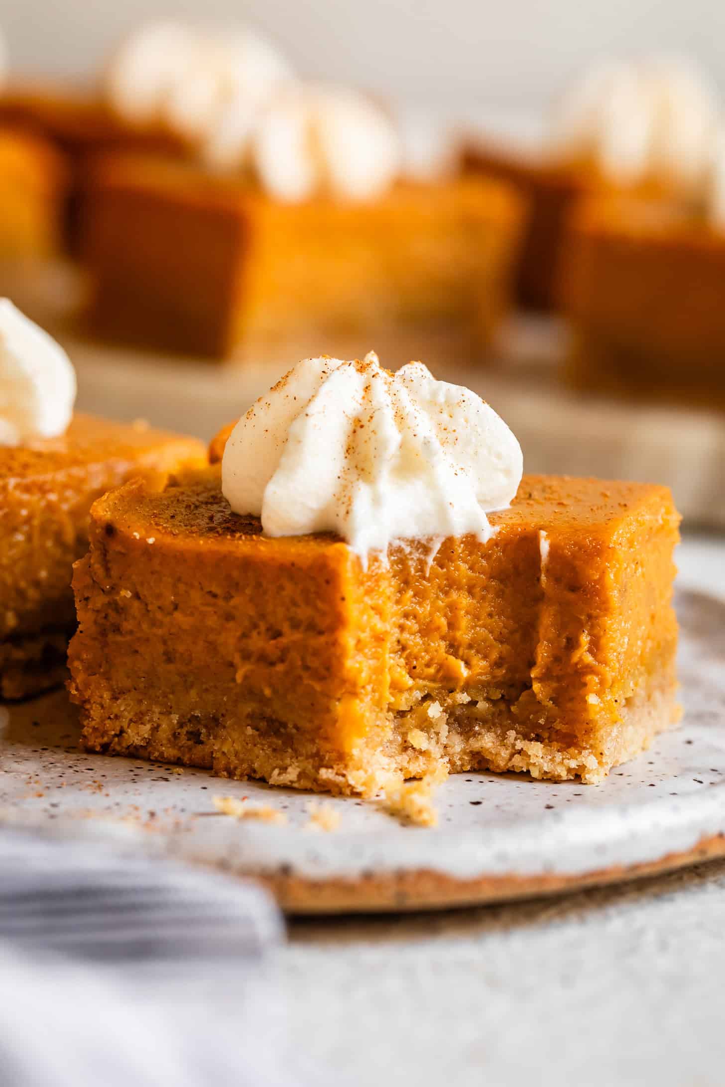 Bite of Gluten Free Pumpkin Pie Bars
