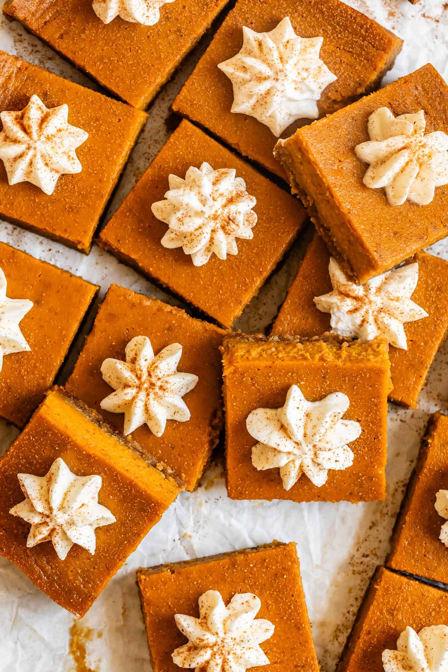 Gluten Free Pumpkin Pie Bars Graham Cracker Crust
