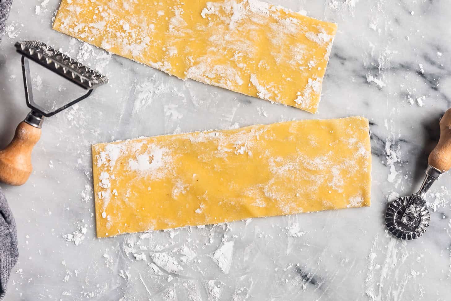 Two Sheets Gluten-Free Ravioli Dough