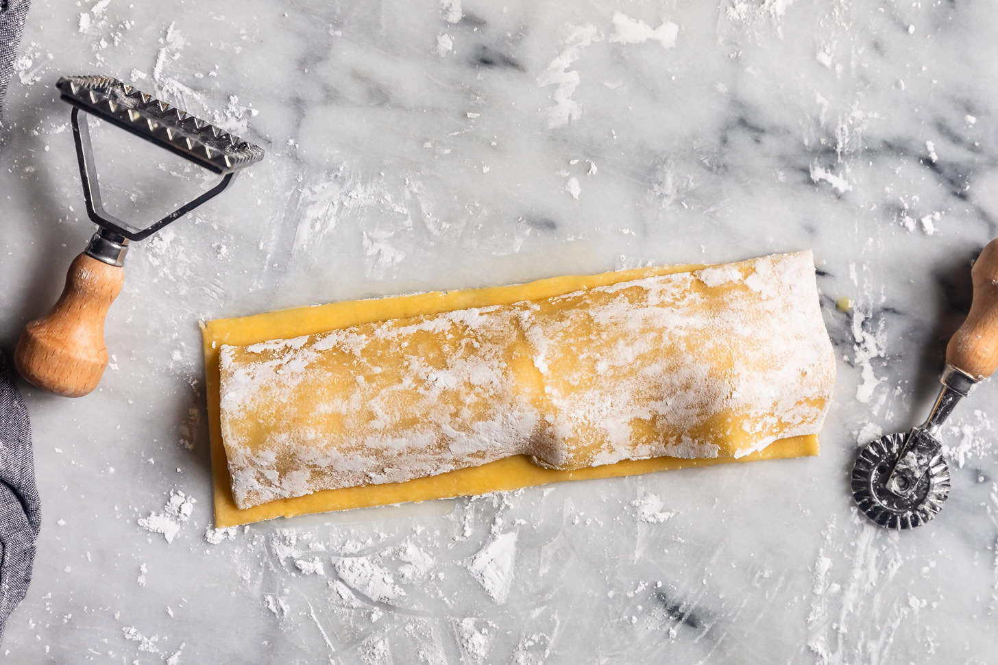 Covering Gluten-Free Homemade Ravioli