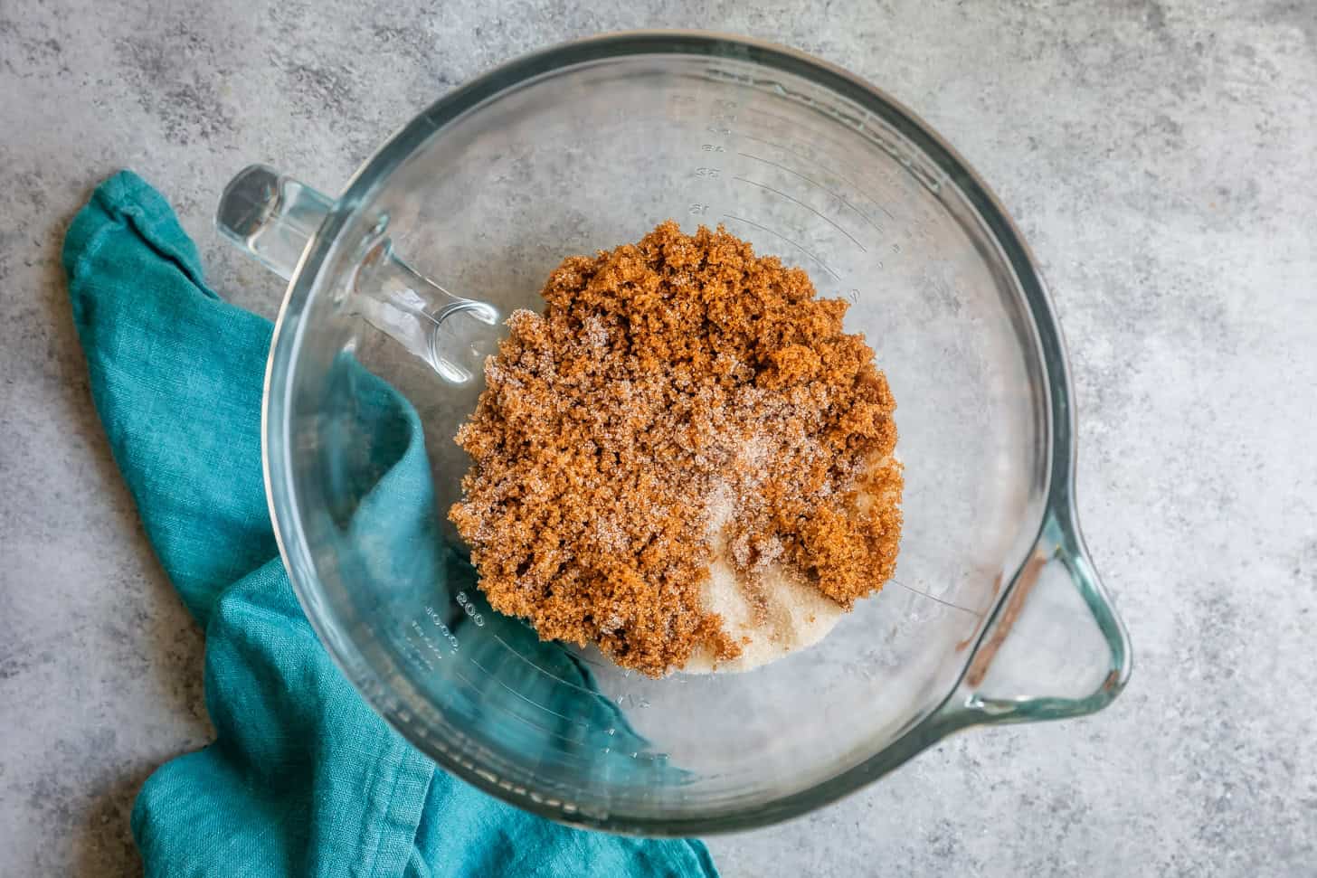 Step 2 Mixing Sugars In Mixing Bowl Pumpkin Cookie Bars