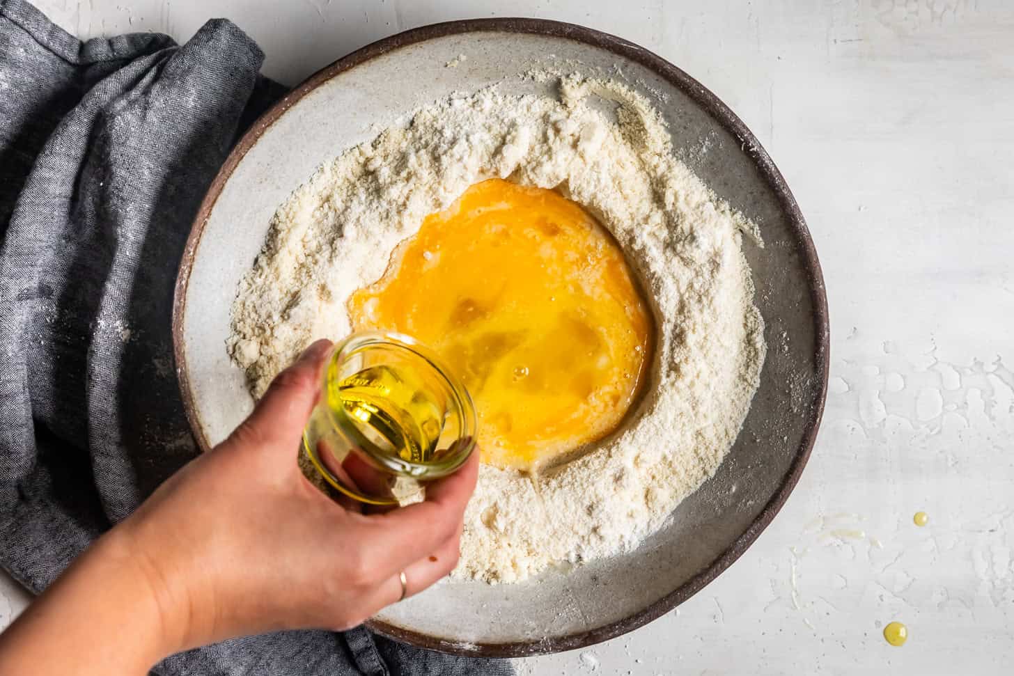 Step 4 Add Oil GF Ravioli