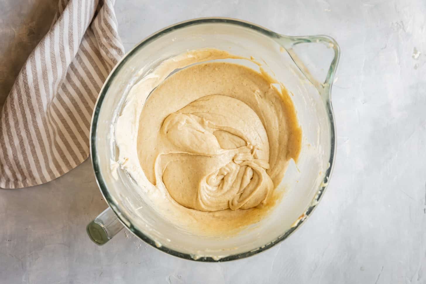 Finished Gluten-Free Cinnamon Cupcake Batter