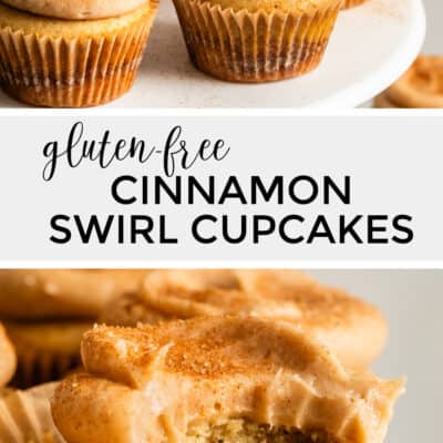 Gluten-Free Cinnamon Cupcakes with Cinnamon Cream Cheese Frosting
