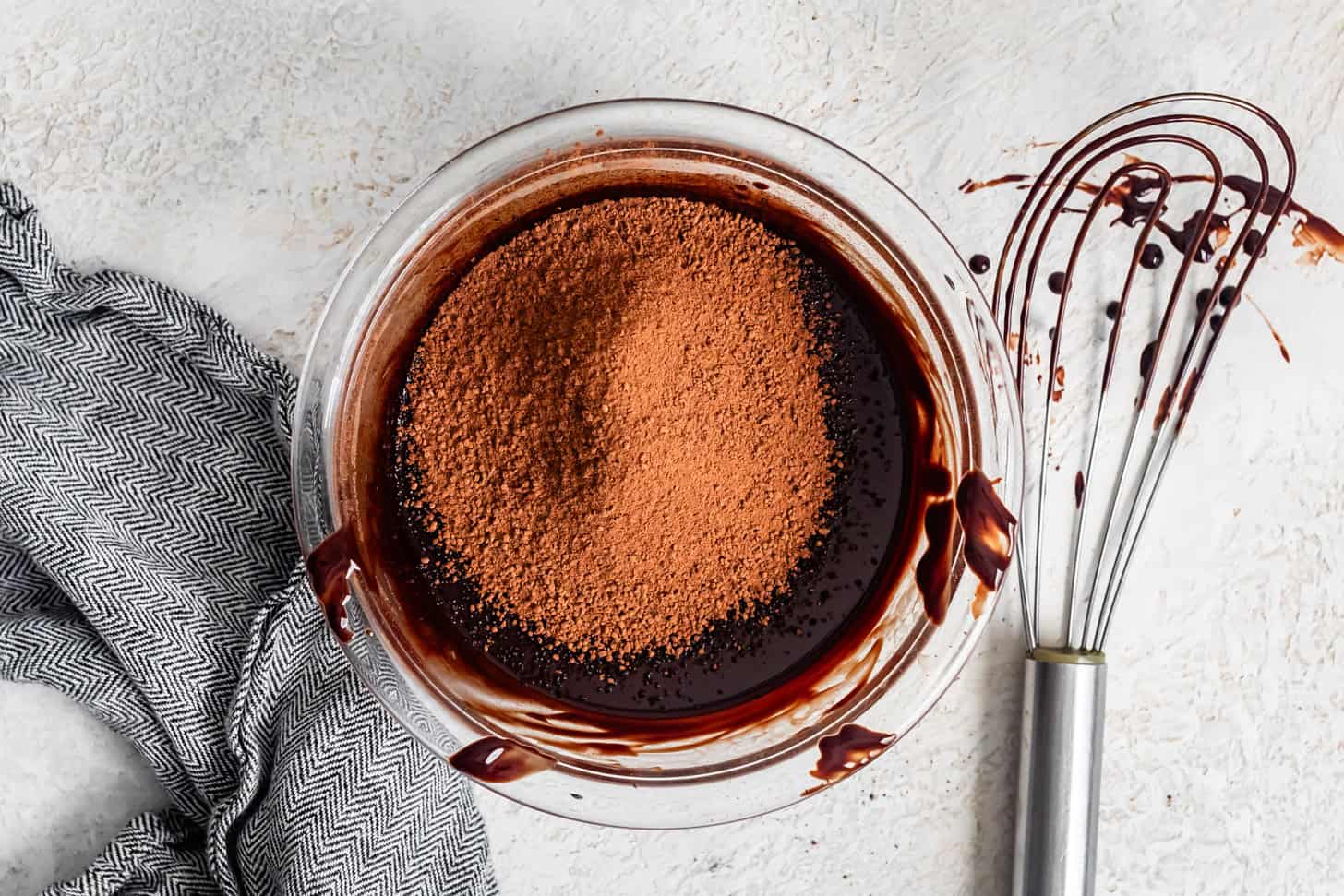 Step 2 Sift in Cocoa Powder Brownie Cookies