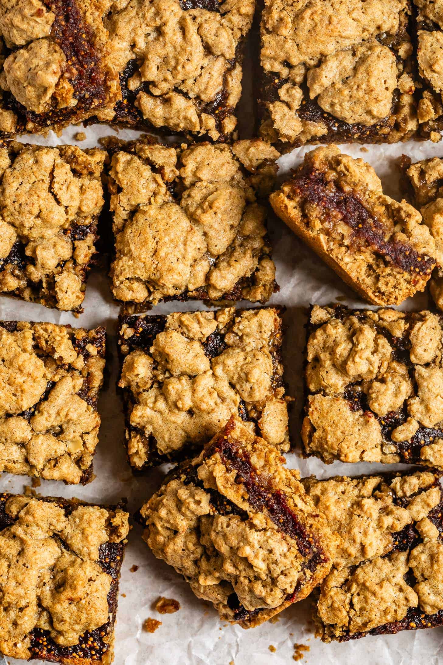 Gluten Free Fig Bars Cross Section