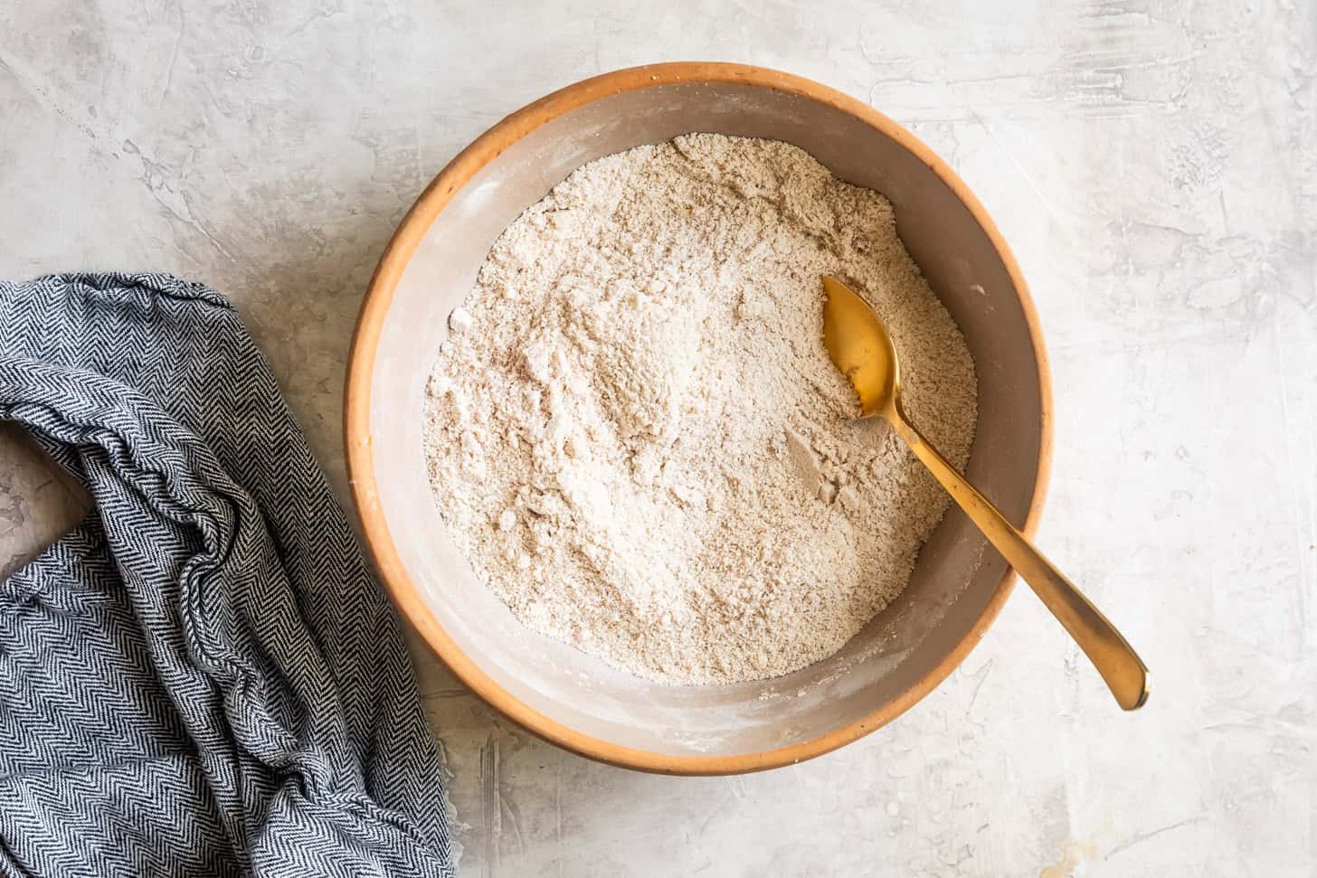 Step 1 Sift Flours Gluten Free Gingerbread Thumbprints