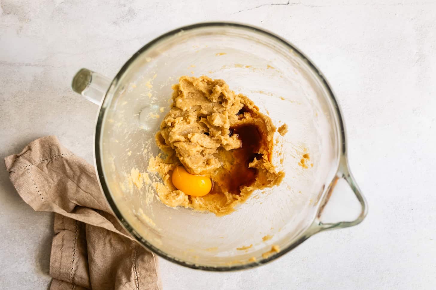 Step 2 Add Egg Vanilla GF Butter Pecan Cookies