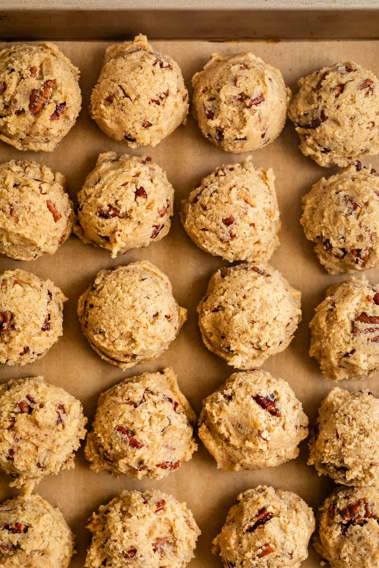 GF Butter Pecan Cookie Dough Balls