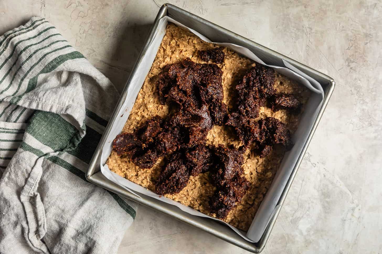 Adding Fig Jam Fig Bars
