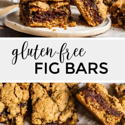 Gluten Free Fig Bars
