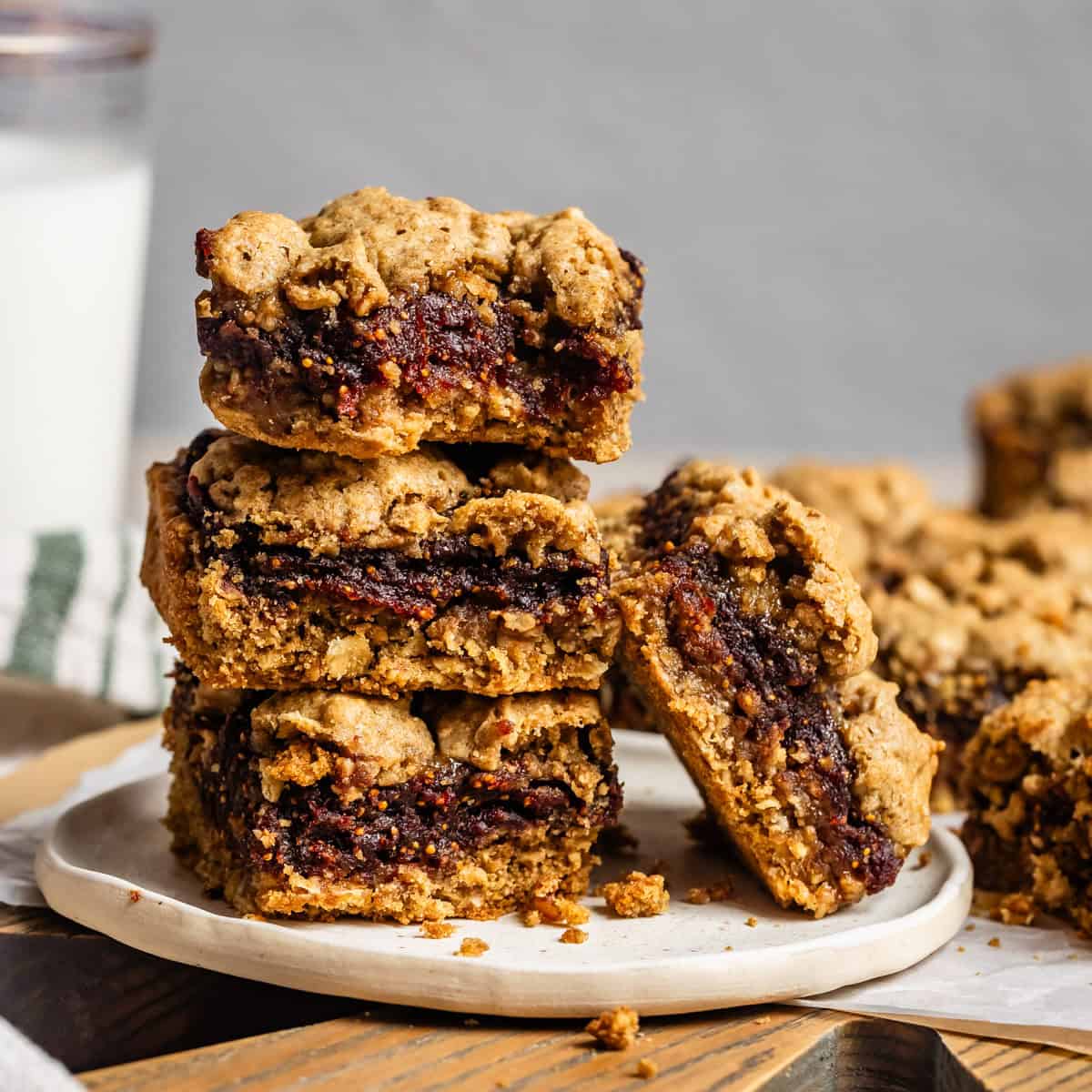 Gluten Free Oatmeal Fig Bars