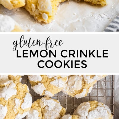 Chewy Gluten-Free Lemon Cookies