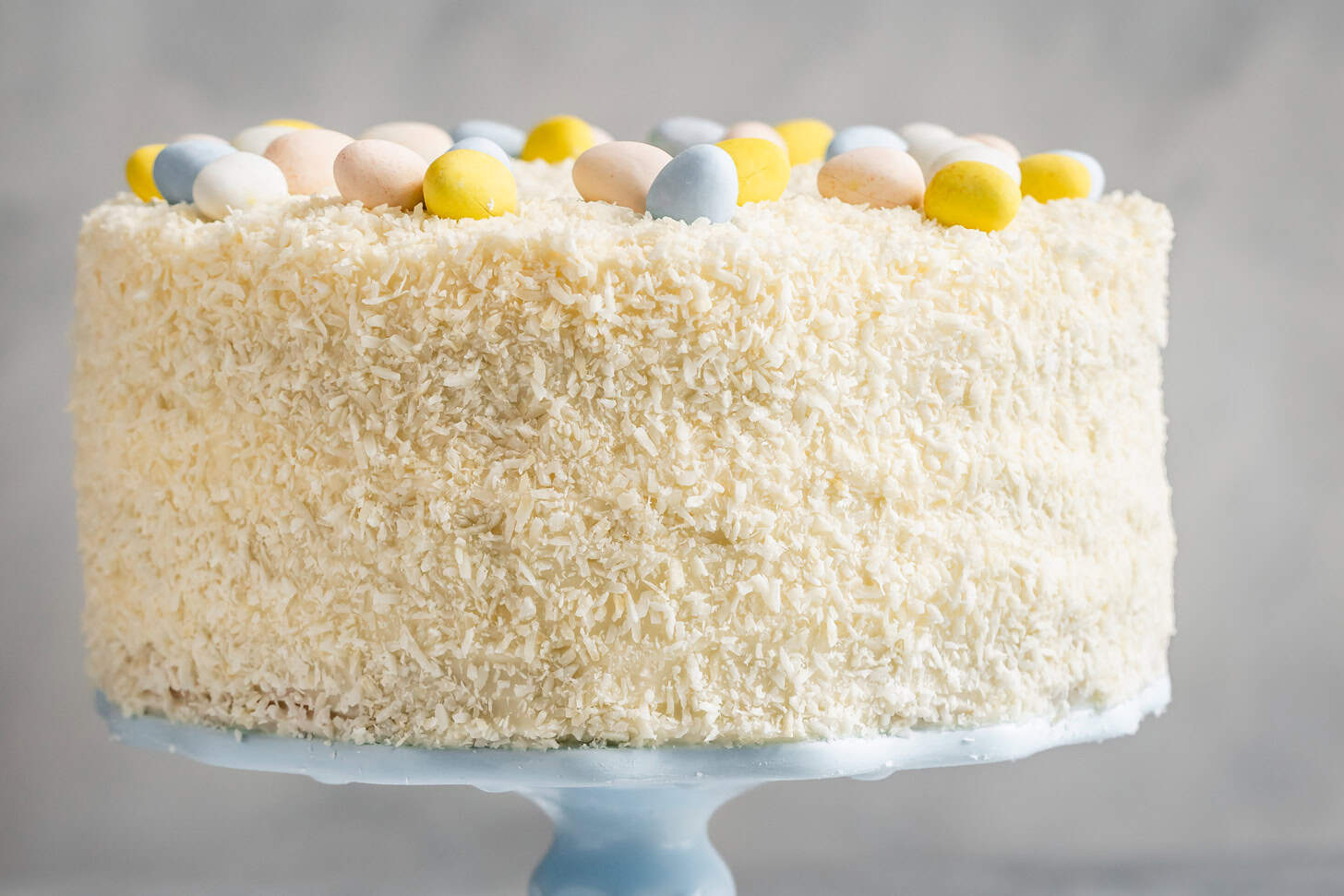 Coconut Layer Cake with Coconut Outside