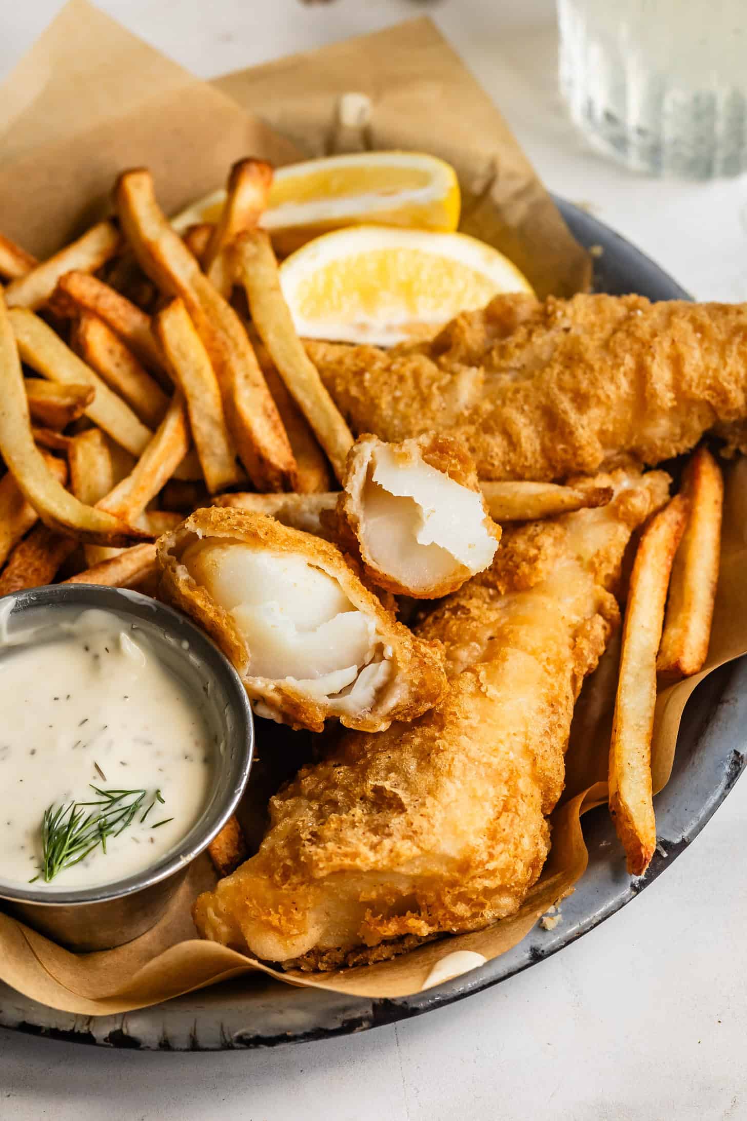 Inside of Gluten-Free Fried Fish