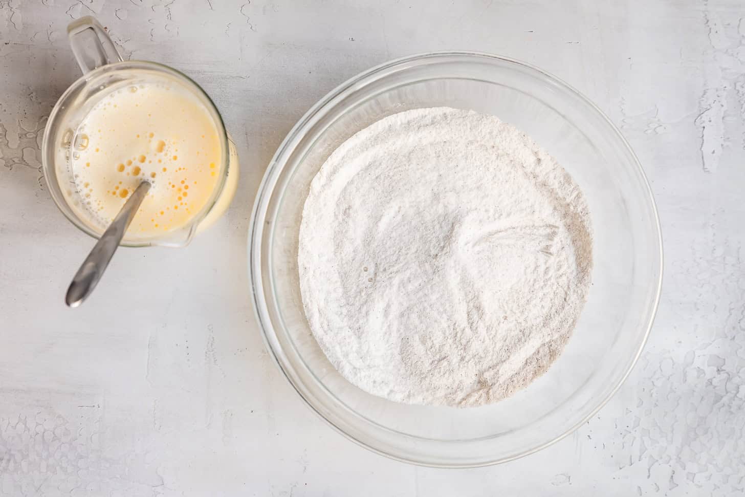 Dry ingredients for fish batter
