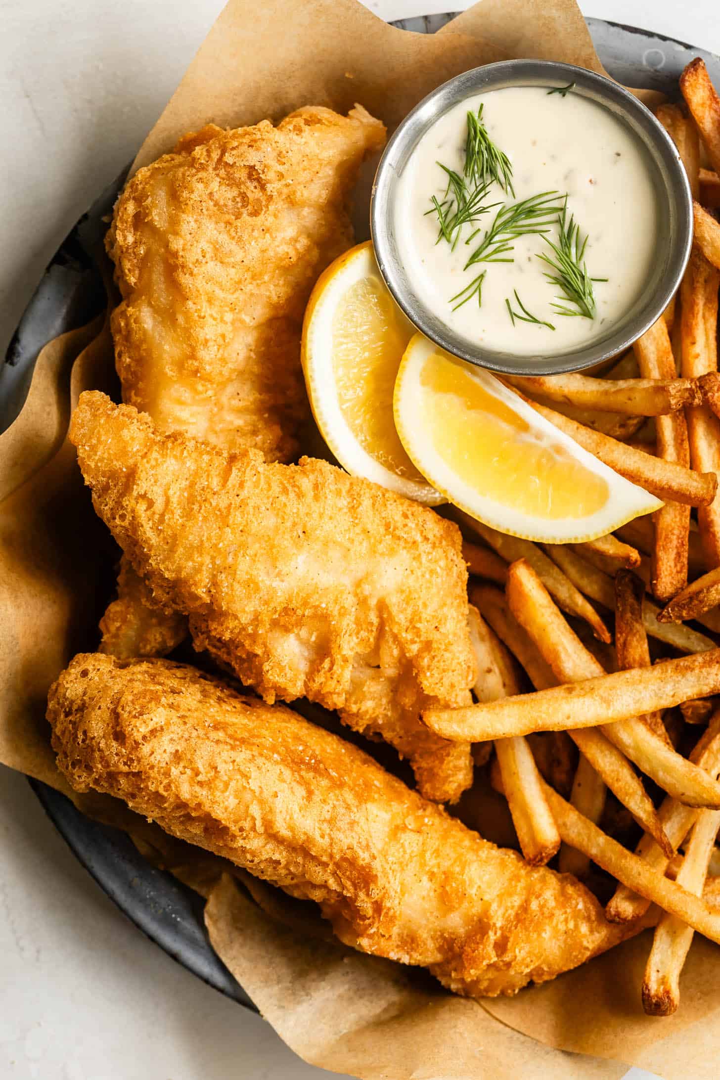 Gluten-Free Fish and Chips with Tartar Sauce