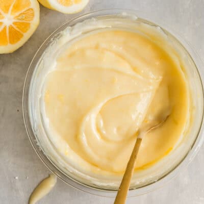 5-Minute Glossy Lemon Icing