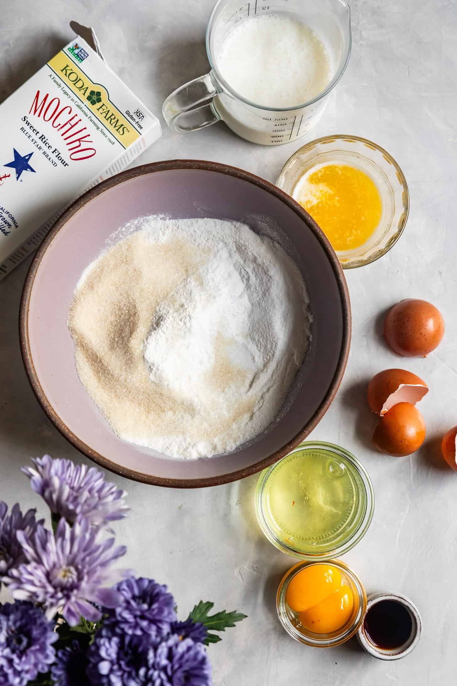 Ingredients for Mochi Pancakes