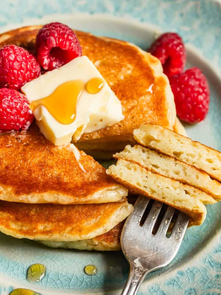 Ultra-Chewy Mochi Pancakes