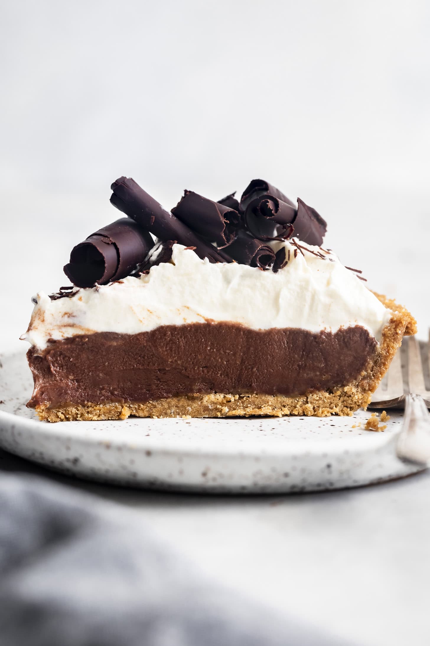 Slice of Gluten-Free Chocolate Pie