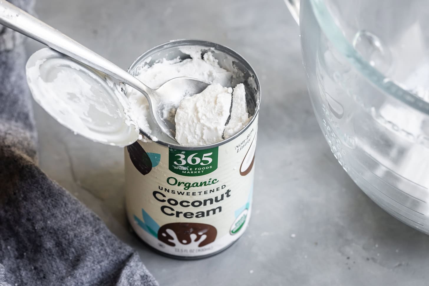 Chilled Can of Coconut Cream
