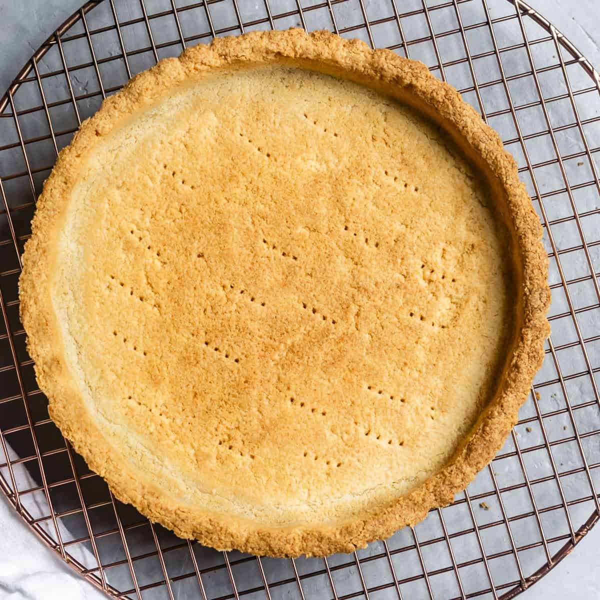 Baked Gluten-Free Tart Crust with Almond and Coconut Flour