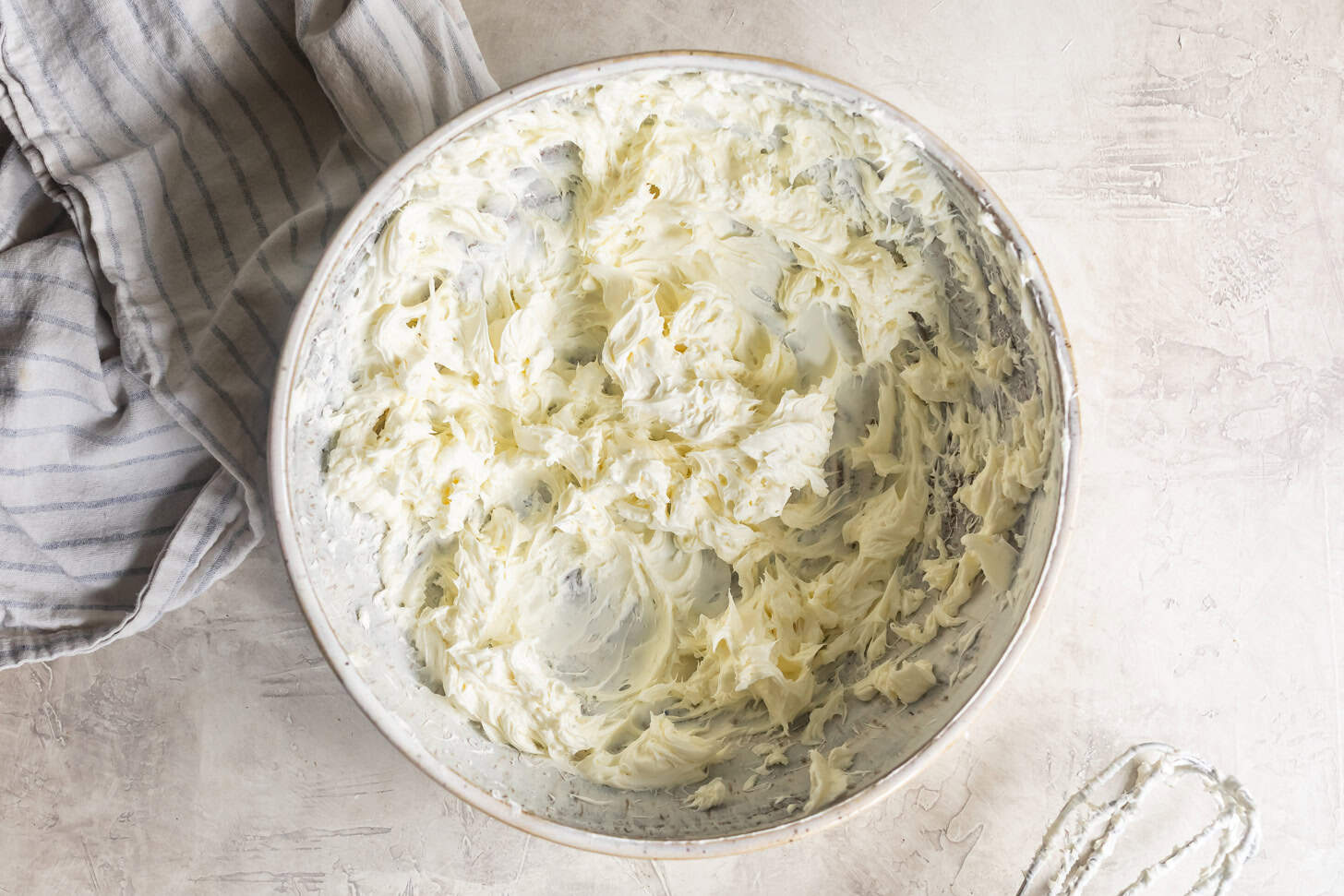 Creaming Cream Cheese for Cheesecake