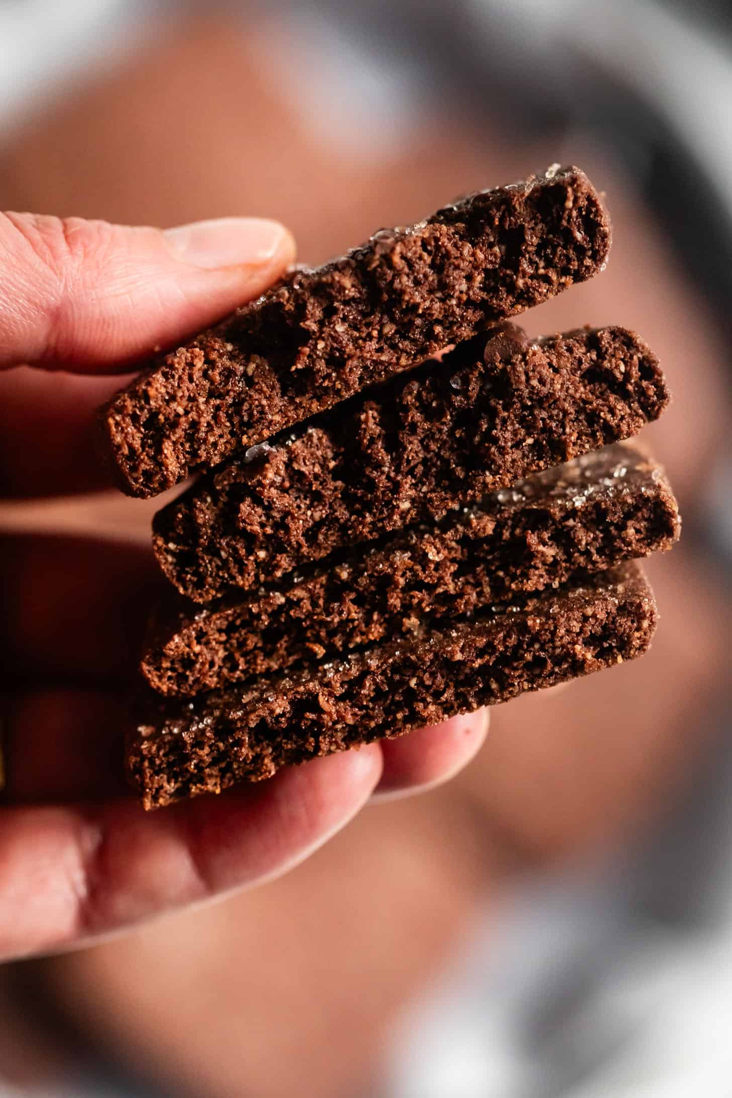 Inside of Gluten-Free Chocolate Shortbread