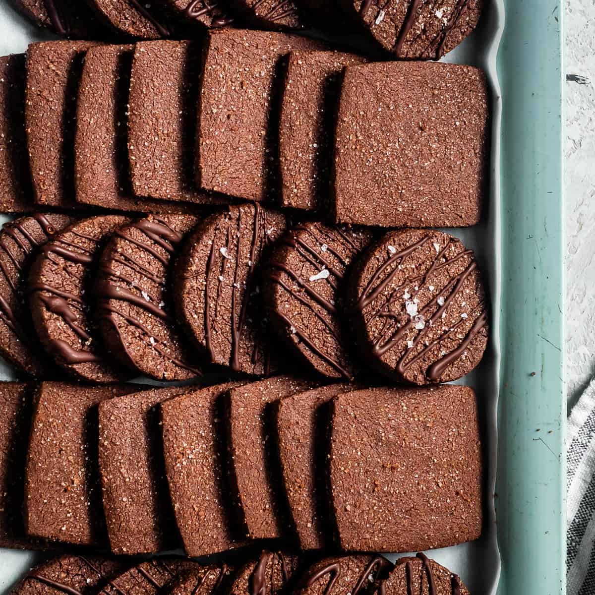 Gluten-Free Chocolate Shortbread Cookies