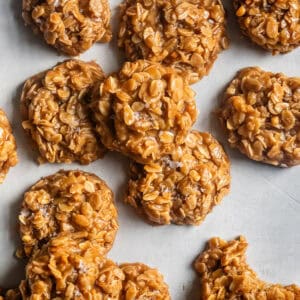 No Bake Peanut Butter Cookies