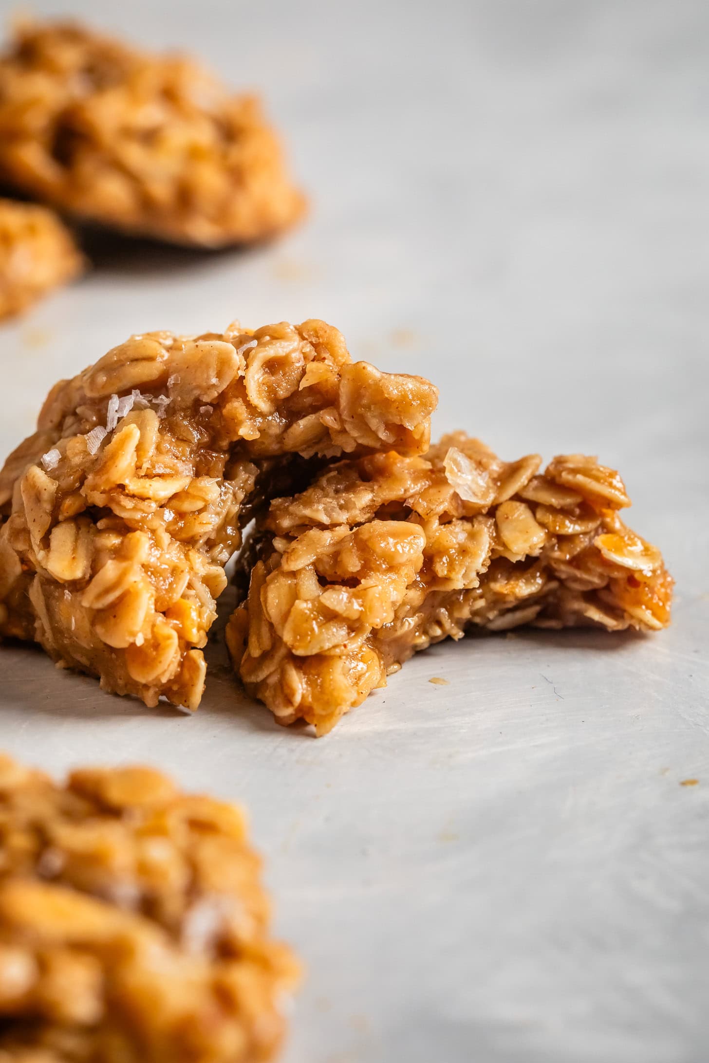 Gluten-Free No Bake Peanut Butter Cookies