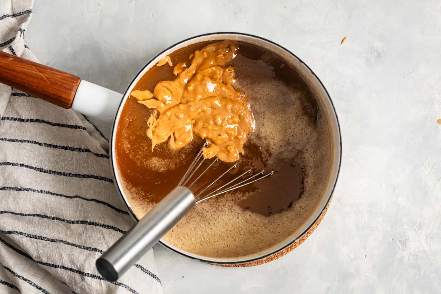 Adding Peanut Butter to No Bake Peanut Butter Cookies